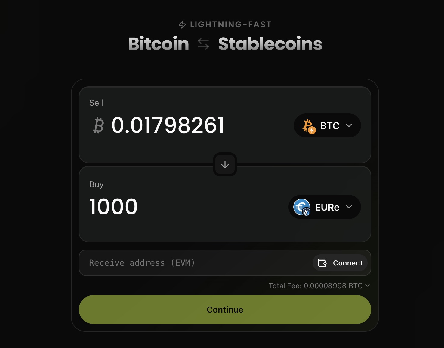 EURe is now live on Satora